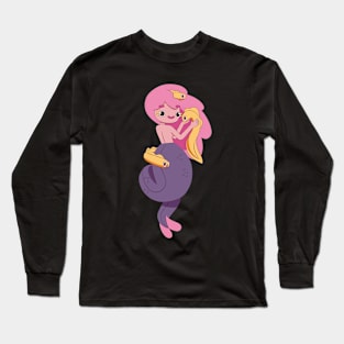 Mermaid with eels Long Sleeve T-Shirt